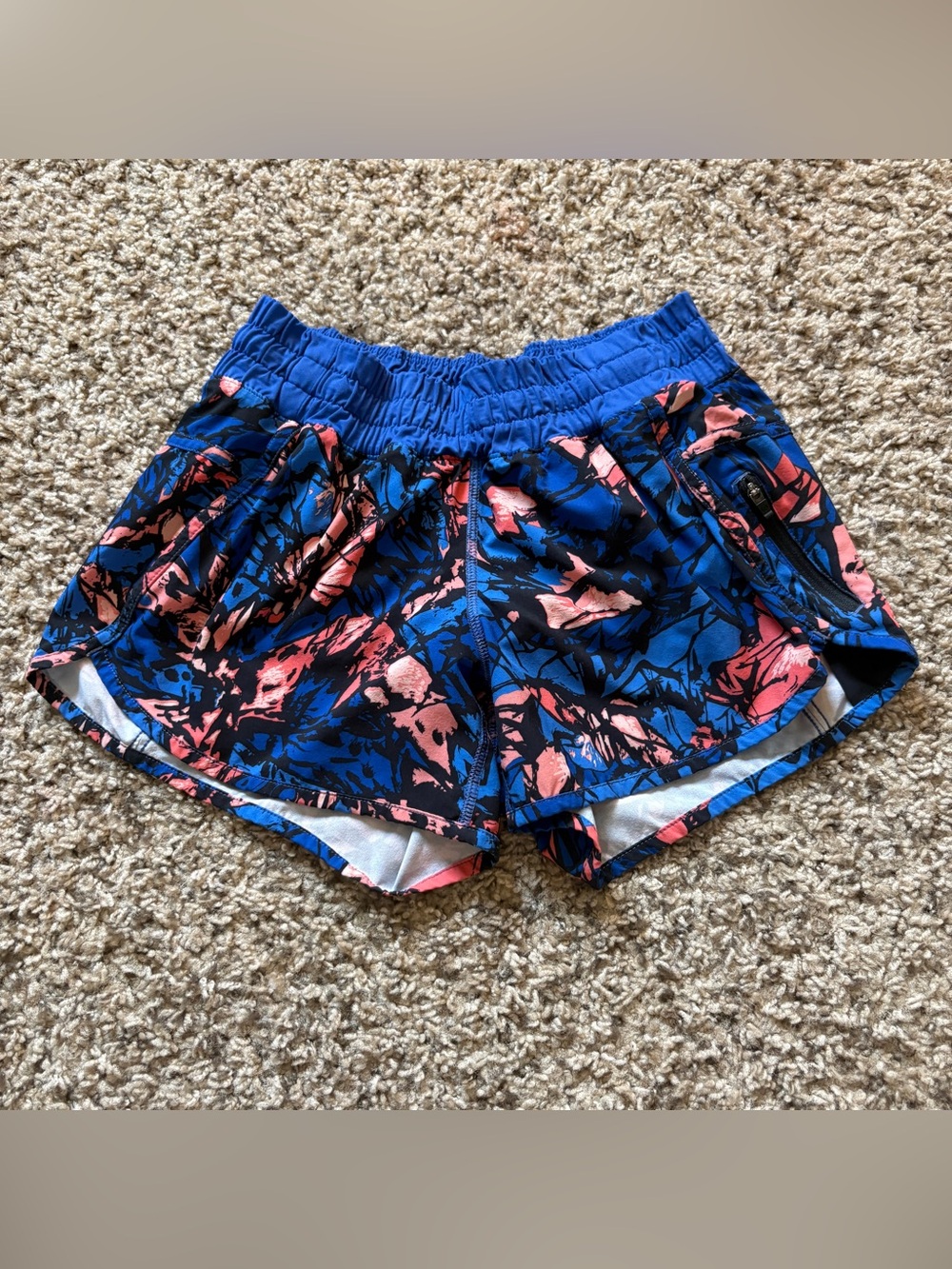 Lululemon Speed Up Short 4"in Floral Shift Multicolor Size Women’s 6 - Small